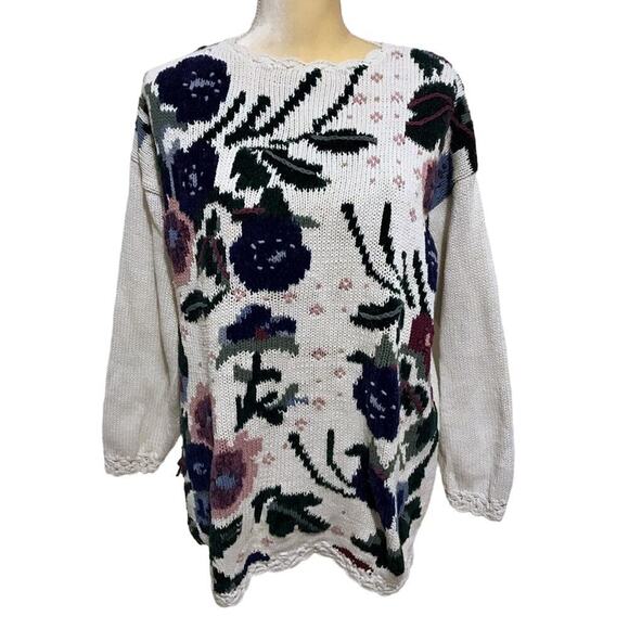 Nuggets Sweaters - Nuggets Vintage Knit Sweater Women L